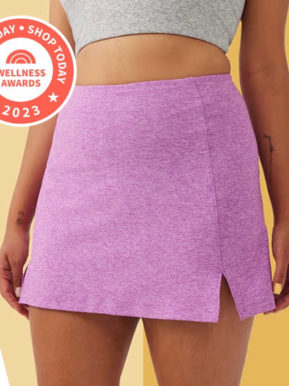 Outdoor Voices Purple Lilac Warmup 2.5” Skort Skirt Pickle Tennis XS